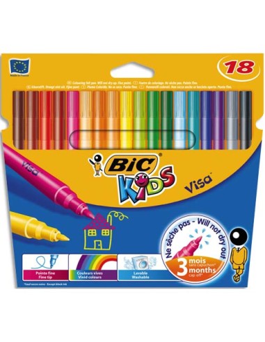 Etuis de 18 feutres - Bic 