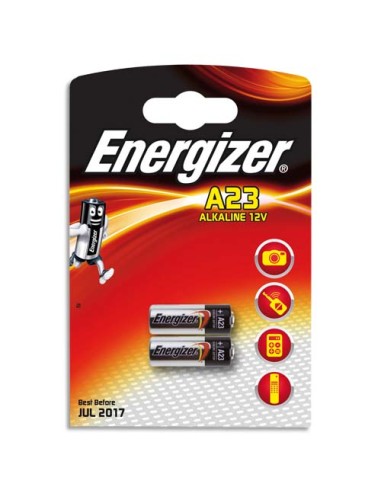 ENERGIZER blister de 2 piles alcalines A23/E23A