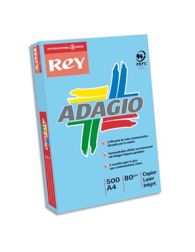 INA R/500F ADAG A4 80G BLEU VIF 8001557