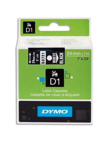 DYM RUB D1 24MMX7M BLC/NOIR S0721010