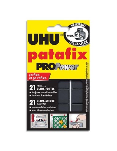 UHU E/21 PASTILL PATAFIX POWER PRO 38145