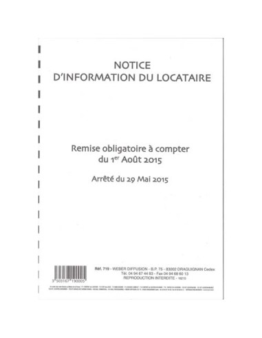 WDF NOTICE INFORMATION LOCATAIRE 719N