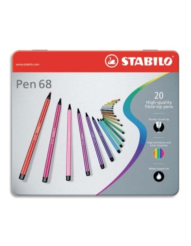 STA BOITE METAL/20 PEN68 ASS 68206