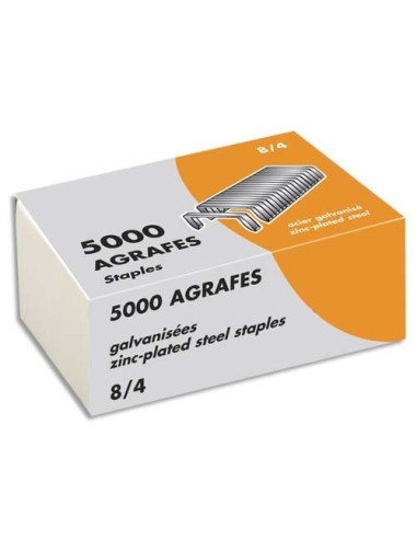 1ER BTE 5000 AGRAFES 8/4 GALV 118151