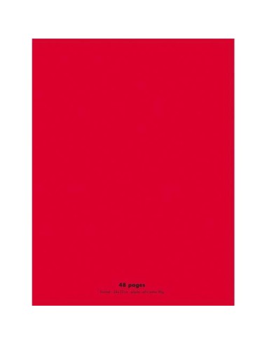 1ER CAH 90G 24X32 48P SEY COUV PP ROUGE