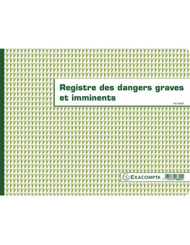 EXA REGISTRE DANGERS GRAVES 6622E