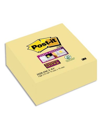 POS CUBE STICKY 270F 76X76MM JAUNE BP890