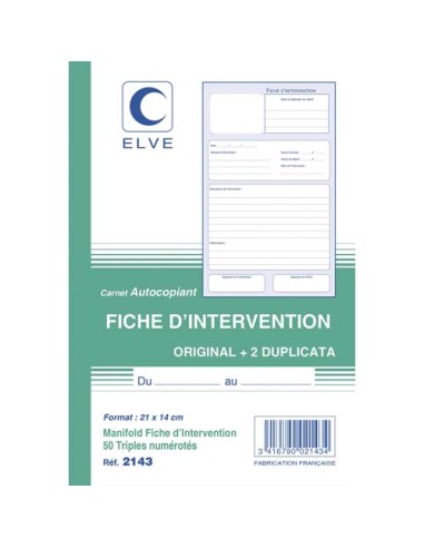 ELV CARN FICHE INTERVENTION 210X140 2143