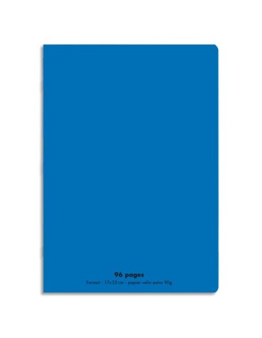 1ER CAH 90G 17X22 96P SEY COUV PP BLEU