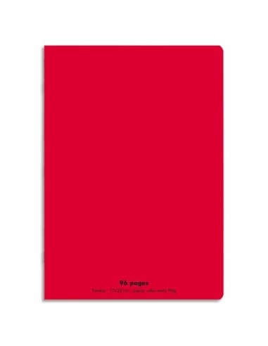 1ER CAH 90G 17X22 96P SEY COUV PP ROUGE