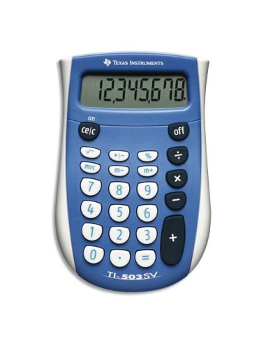 TEX CALCULATRICE 8CH POCKET 503SV