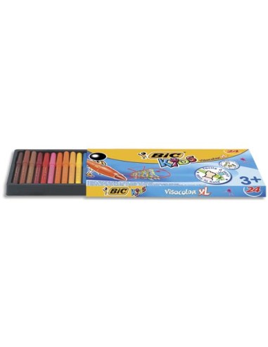 BIC PC/24 FEUT VISACOLOR XL ASS 829005