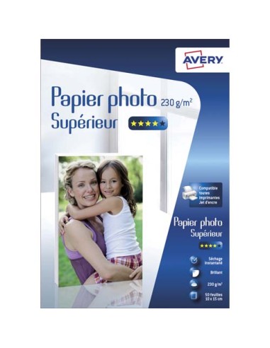 AVE B/50 PAP PHO BRIL 10X15 230G 2497-50