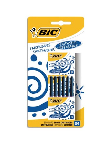 BIC BLISTER 24 CART INT COURTE B 888751