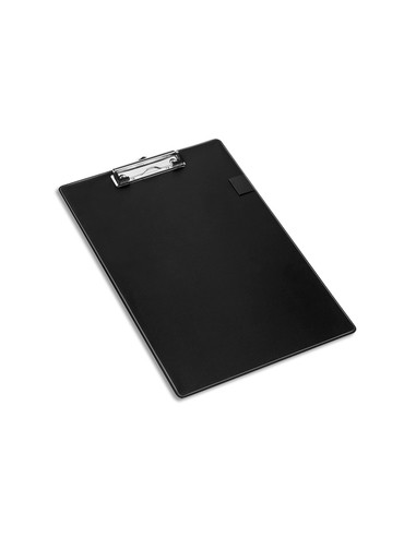 NEUTRE Porte bloc A4 noir + porte-stylo