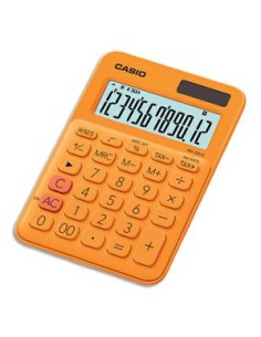 CASIO Calculatrice de bureau 12 chiffres Orange MS-20UC-RG-S-EC 2