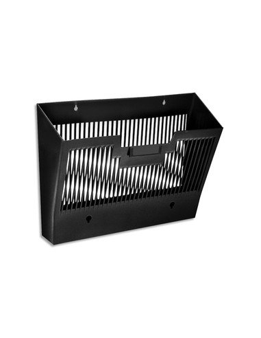 Corbeille murale magnétique Noire. format 24 x 32 cm. charge 2Kg - Dim : L36.4 x H25.7 x P10.1 cm