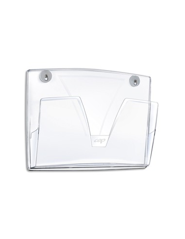 Corbeille murale magnétique Cristal. format A3+. charge 2Kg - Dimensions : L36.1 x H27 x P8.6 cm