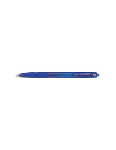 Stylo bille SUPER GRIP G rétractable pointe moyenne encre bleue