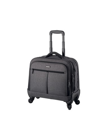 Trolley gris Phoenix avec roulettes et compartiments 44.5x 37.5x21 cm 46133