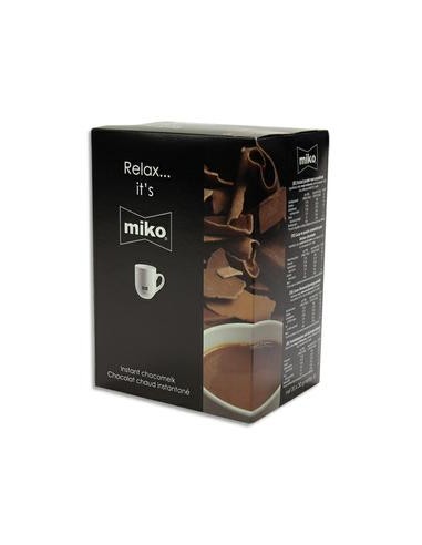 MIKO Boîte de 20 sachets individuels de chocolat de 30g, contient du lait en poudre