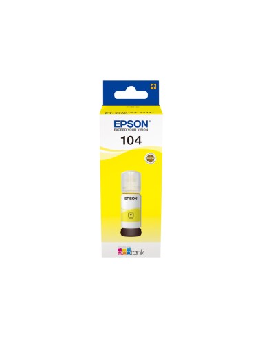 Epson 104 - Epson C13T00P440 - EcoTank 104 - Jaune - Bouteille d'encre Epson