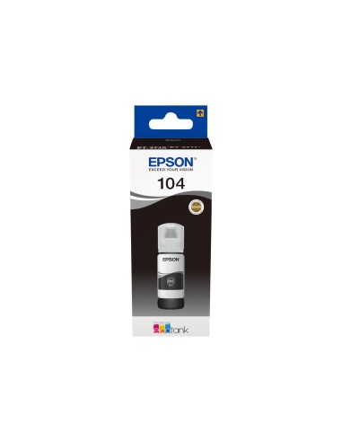 Epson 104 - Epson C13T00P140 - EcoTank 104 - Noir - Bouteille d'encre Epson