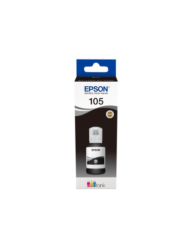 Epson 105 - Epson C13T00Q140 - EcoTank 105 - Noir - Bouteille d'encre Epson