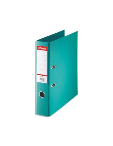 ESSELTE Classeur à levier Esselte Standard en polypropylène, dos 75 mm, coloris turquoise