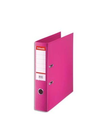 ESSELTE Classeur à levier Esselte Standard en polypropylène, dos 75 mm, coloris fuchsia