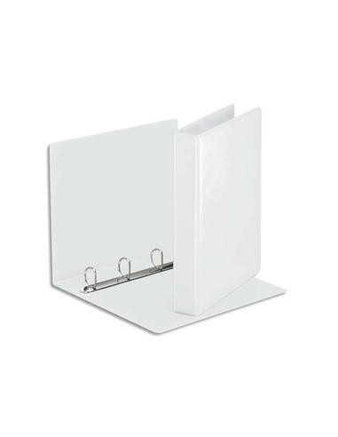 ESSELTE Classeur à couverture personnalisable sur deux faces en PVC blanc – dos de 5 cm