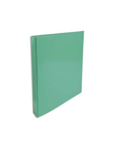 Classeur 4 anneaux Ø30mm IDERAMA en carte 18/10ème. Dos 4 cm. format A4. Coloris vert foncé