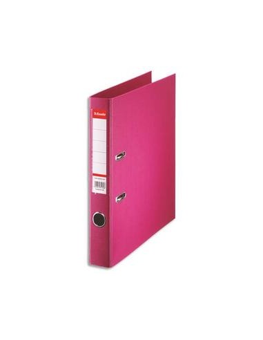 ESSELTE Classeur à levier Esselte Standard en polypropylène, dos 50 mm, coloris fuchsia