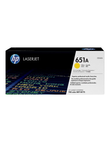 HP CE342A - HP 651A - Jaune - Toner HP