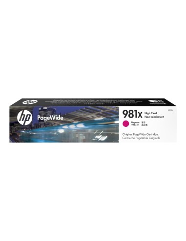 HP 981X - HP L0R10A - Magenta - Cartouche PageWide grande capacité HP