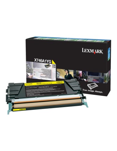 Lexmark X746A1YG - Jaune - Toner Lexmark