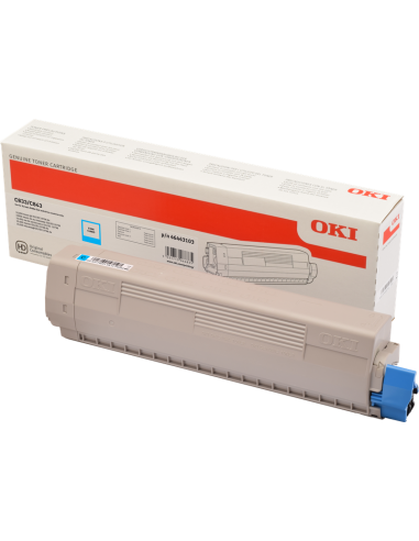 OKI 46443103 - Cyan - Toner Oki pour C833/843