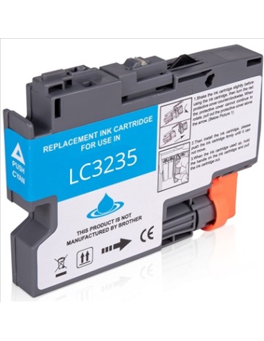 Compatible Brother LC-3235XLC - Cyan - Cartouche XL Compatible Brother 