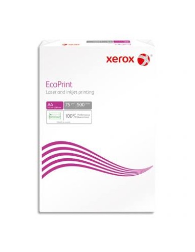 XEROX Ramette 500 feuilles papier Blanc XEROX ECOPRINT A4 75G CIE 147