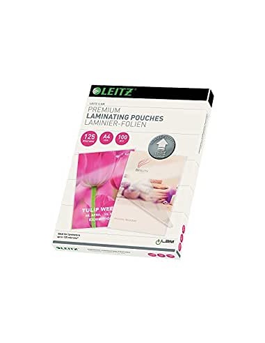 LEITZ Pack de 100 pochettes A4 125 microns UDT 74810000