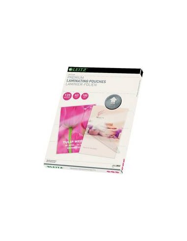 LEITZ Pack de 100 pochettes A3 125 microns UDT 74880000