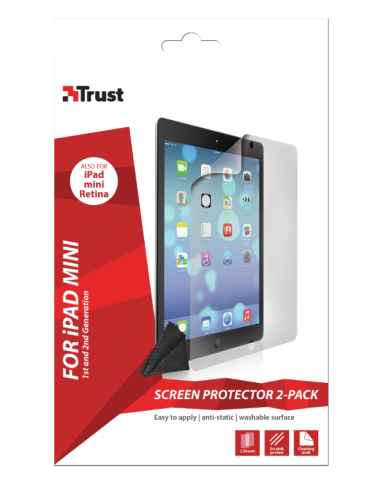 TRUST Pack de 2 protections écran pour Ipad Mini 18839