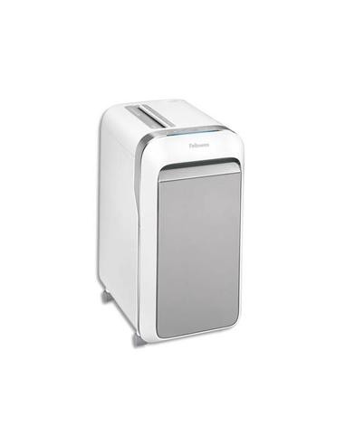 FELLOWES Destructeur micropart LX-Series LX221 Blanc sécurité P-5, détruit 20F, corbeille 30L 5050501