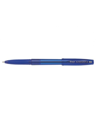 PILOT Stylo bille SUPER GRIP G pointe moyenne encore Bleue