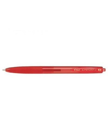 PILOT Stylo bille SUPER GRIP G pointe moyenne encore Rouge