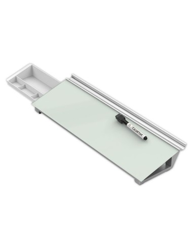 NOBO Bloc-notes en verre effaçable Diamond Glass, livré avec marqueur/effaceur 1905174