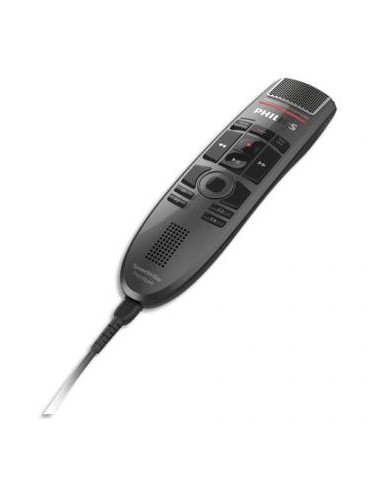 PHILIPS Micro filaire SpeechMike Premium II SMP3700/00 avec touche de réglage et track-pad