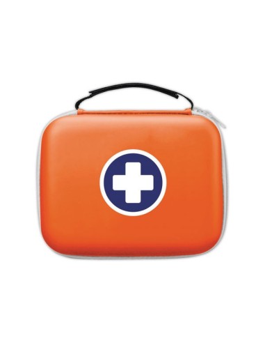 LABORATOIRES ESCULAPE Trousse de secours Orange, 2 compartiments intérieur transparent, pour 10 personnes