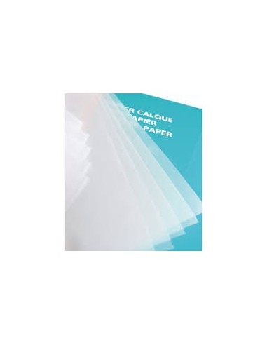 CLAIREFONTAINE Paquet de 50 feuilles de calque supérieur 50x65cm, 90/95g