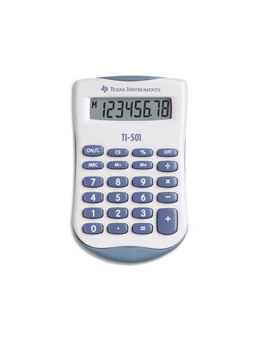 TEXAS INSTRUMENTS Calculatrice de poche 8 chiffres TI-501